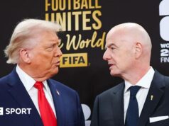 World Cup 2026: Rights groups warn visitors to US to be cautious Fifa president Gianni Infantino and US President Donald Trump in conversation at the 2026 World Cup draw in Washington